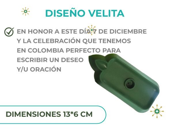 Porta velitas para el día de las velitas